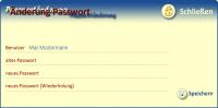 Der normale Benutzer ohne Administratorrechte kann nur sein eigenes Passwort ndern...